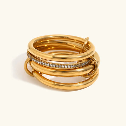 [VA]Christabel Diamond Ring Stack