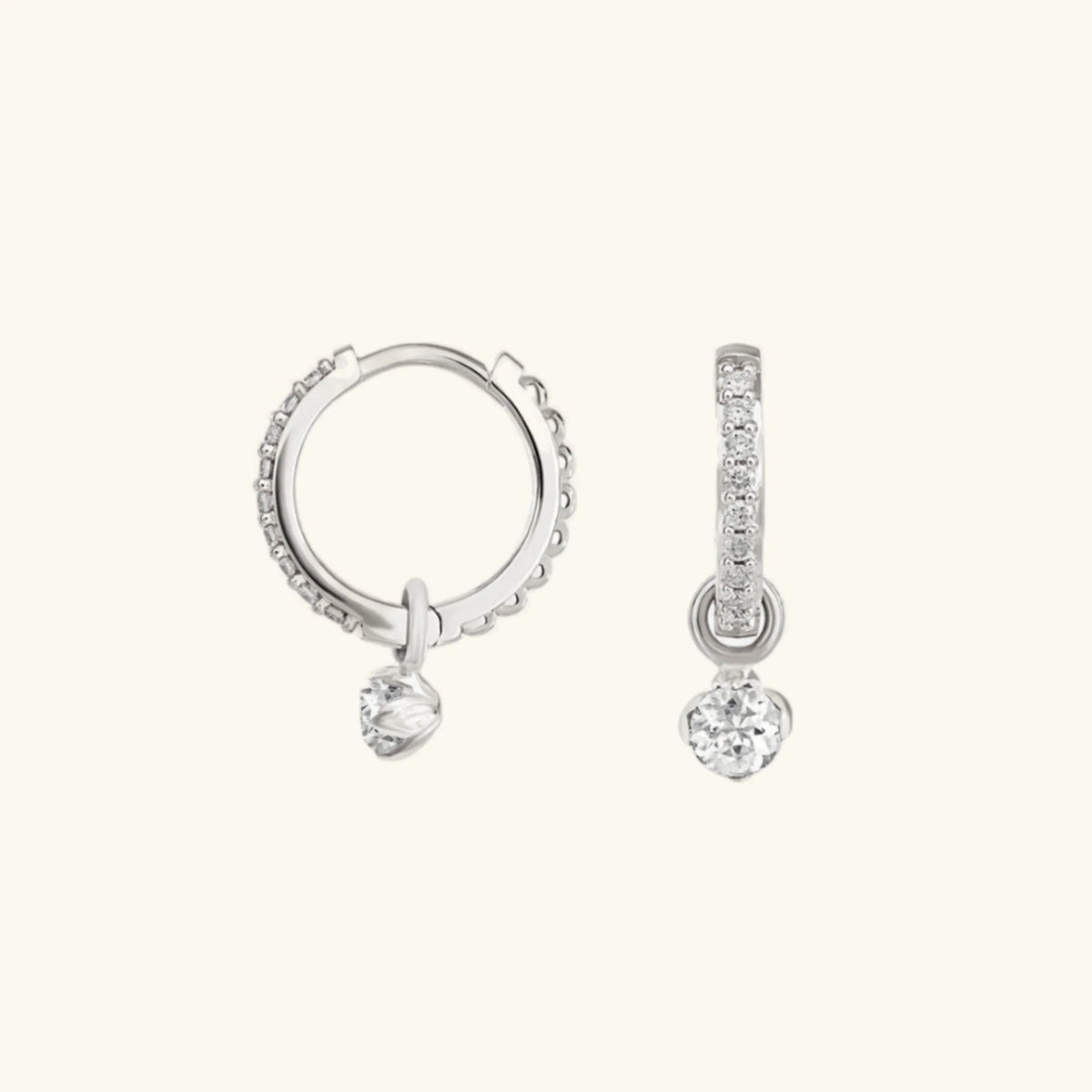[VA]Blake Reversible Diamond Hoops