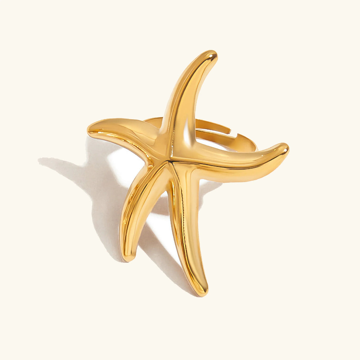 [VA] Ozeanischer Gold-Seestern-Ring