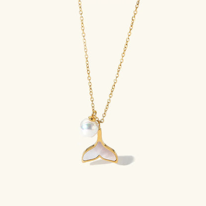 [VA]Mermaid Freshwater Pearl Necklace