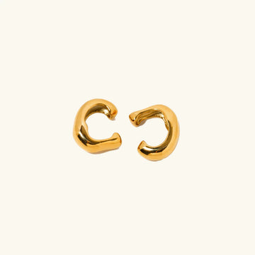 [VA]Fabienne Gold-Ohrklemmen