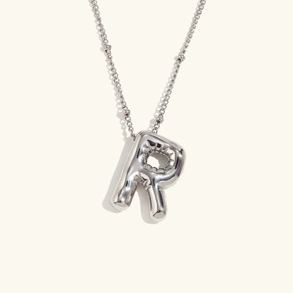 [VA]Balloon Gold Initial Necklace