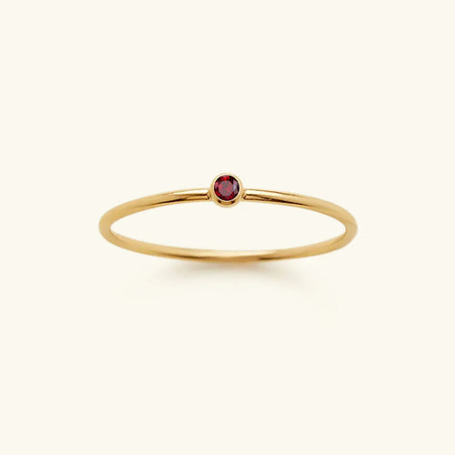 [VA]Amelia Birthstone Stacker Ring