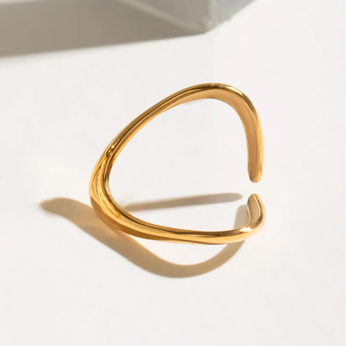 [VA]Paisley Gold Arc Ring