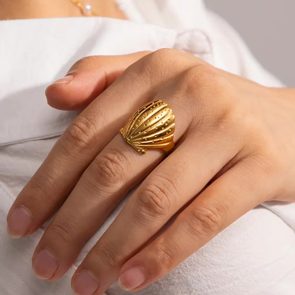 [VA]Aloha Gold Muschelring
