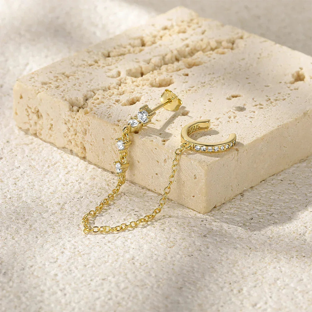 [VA]Audra Chain Cuff Earring