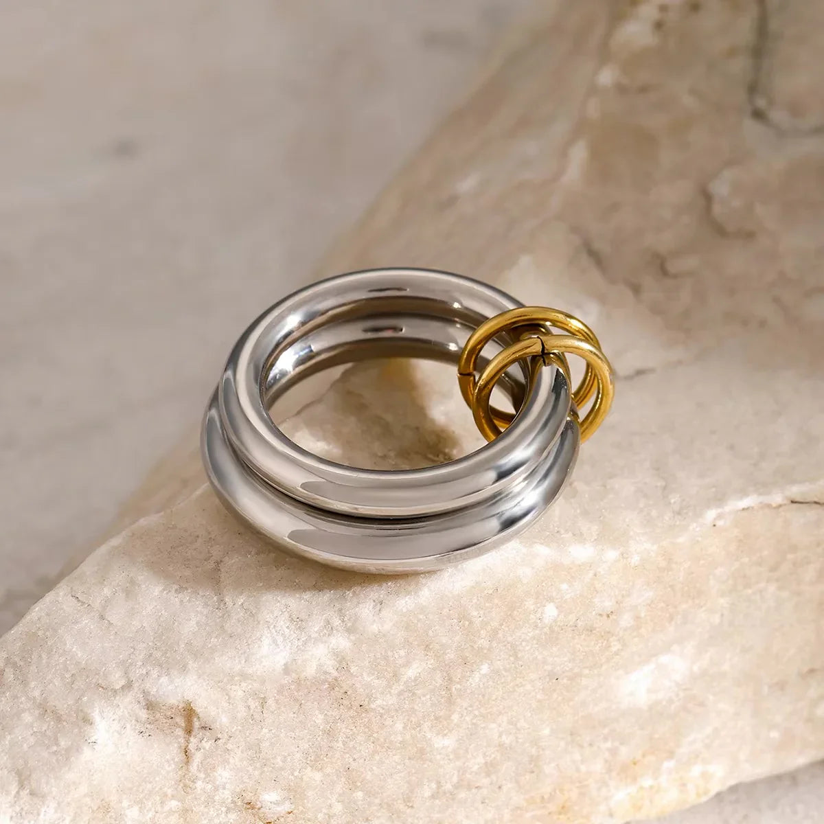 [VA]Dune Gold-Stapelring