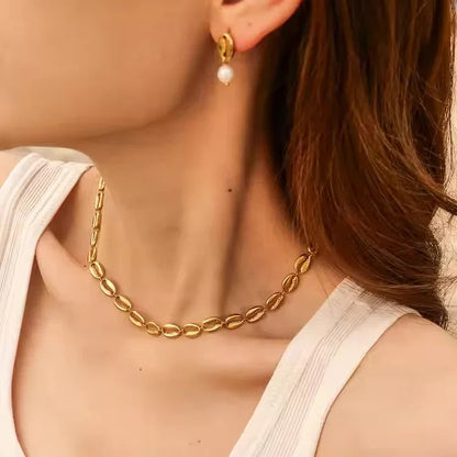 [VA]Pacifica Gold Seashell Necklace