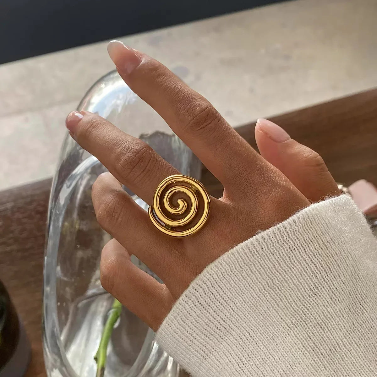 [VA]Christy Spiralring Gold