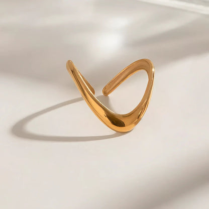 [VA]Paisley Gold Arc Ring