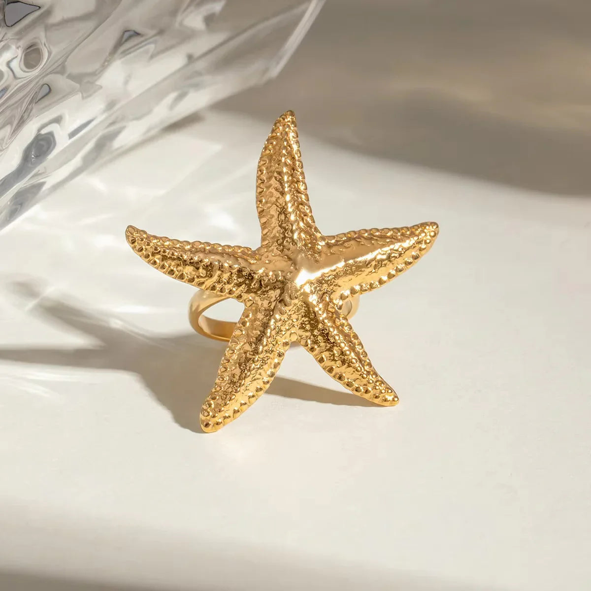 [VA]Seabreeze Gold Starfish Ring