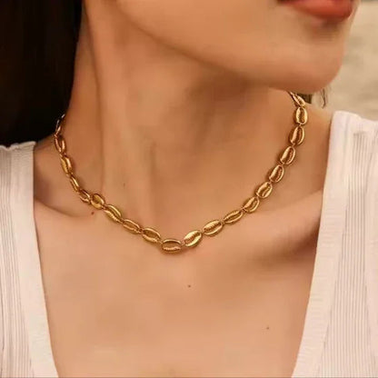 [VA]Pacifica Gold Seashell Necklace