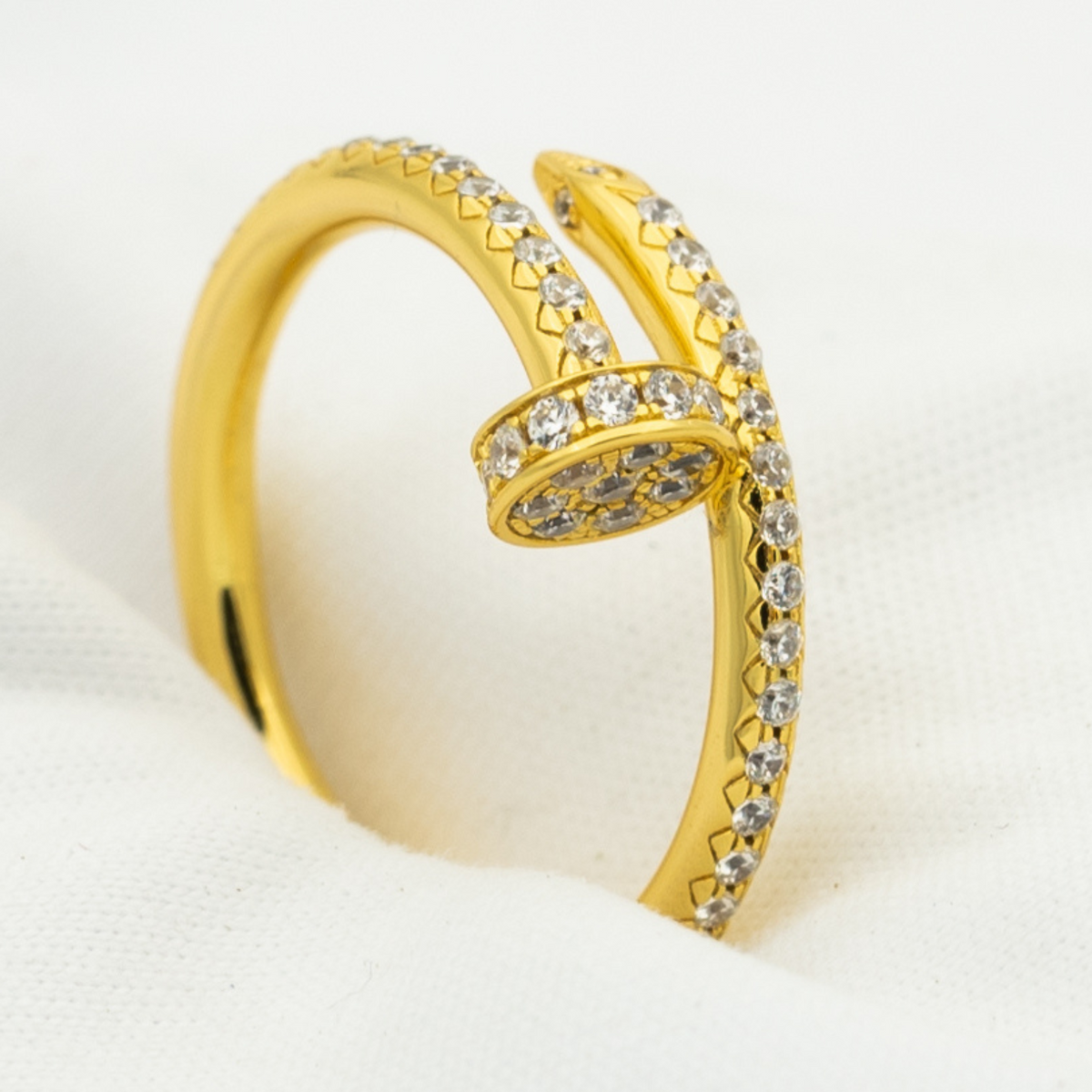 [VA]JUSTE UN CLOU RING 1,8 MM GOLD DIAMANTEN