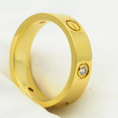 [VA]LOVE RING 5.5MM 3 DIAMONDS GOLD