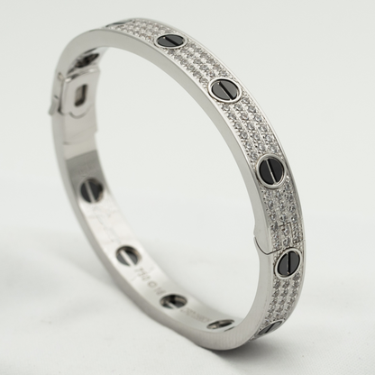[VA]LOVE BRACELET 6.1MM DIAMOND-PAVED CERAMIC