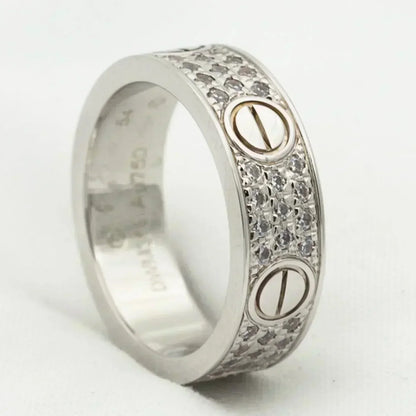 [VA]LOVE RING 5.5MM DIAMONDS PAVED