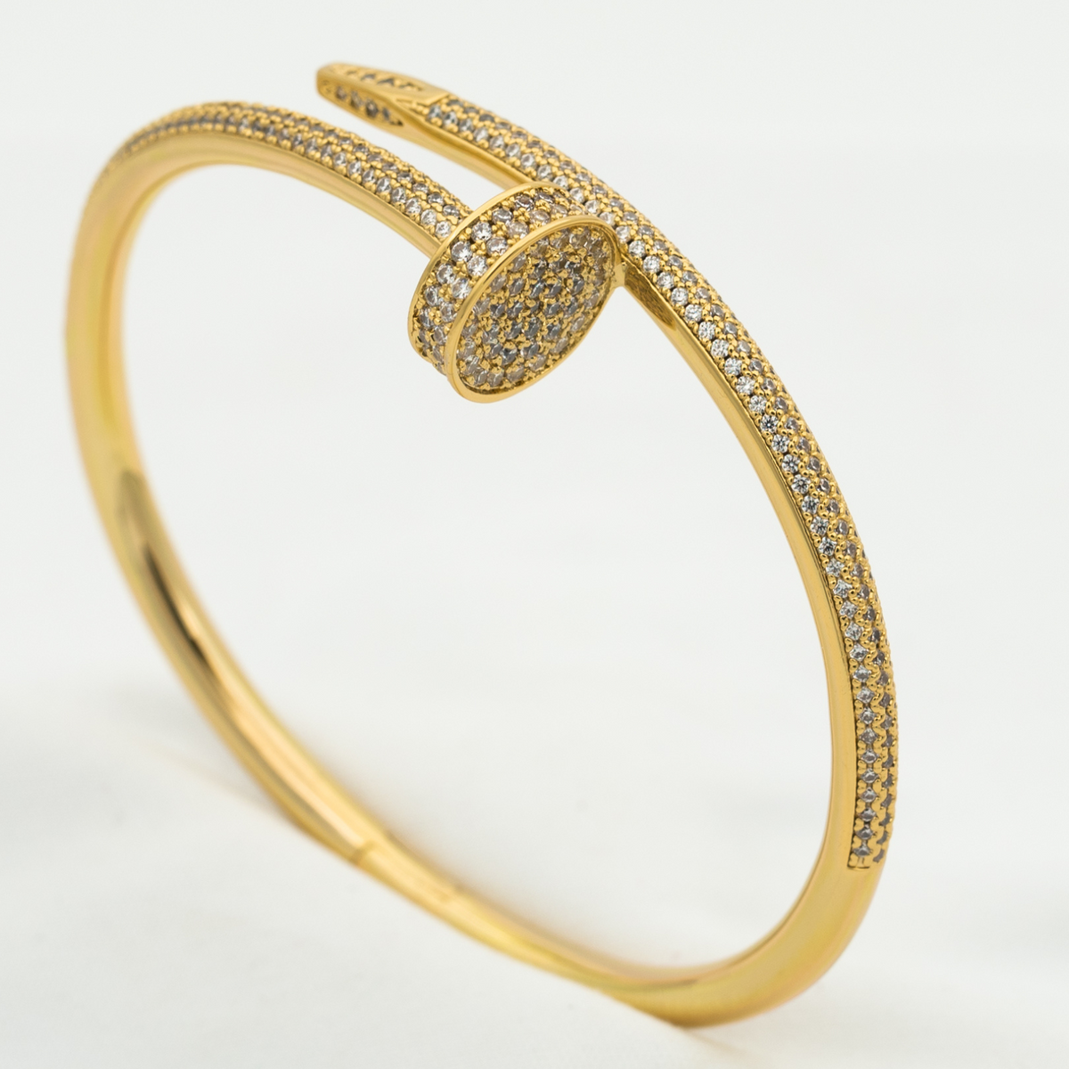 [VA]JUSTE UN CLOU ARMBAND 3,5 MM VOLLDIAMANTEN
