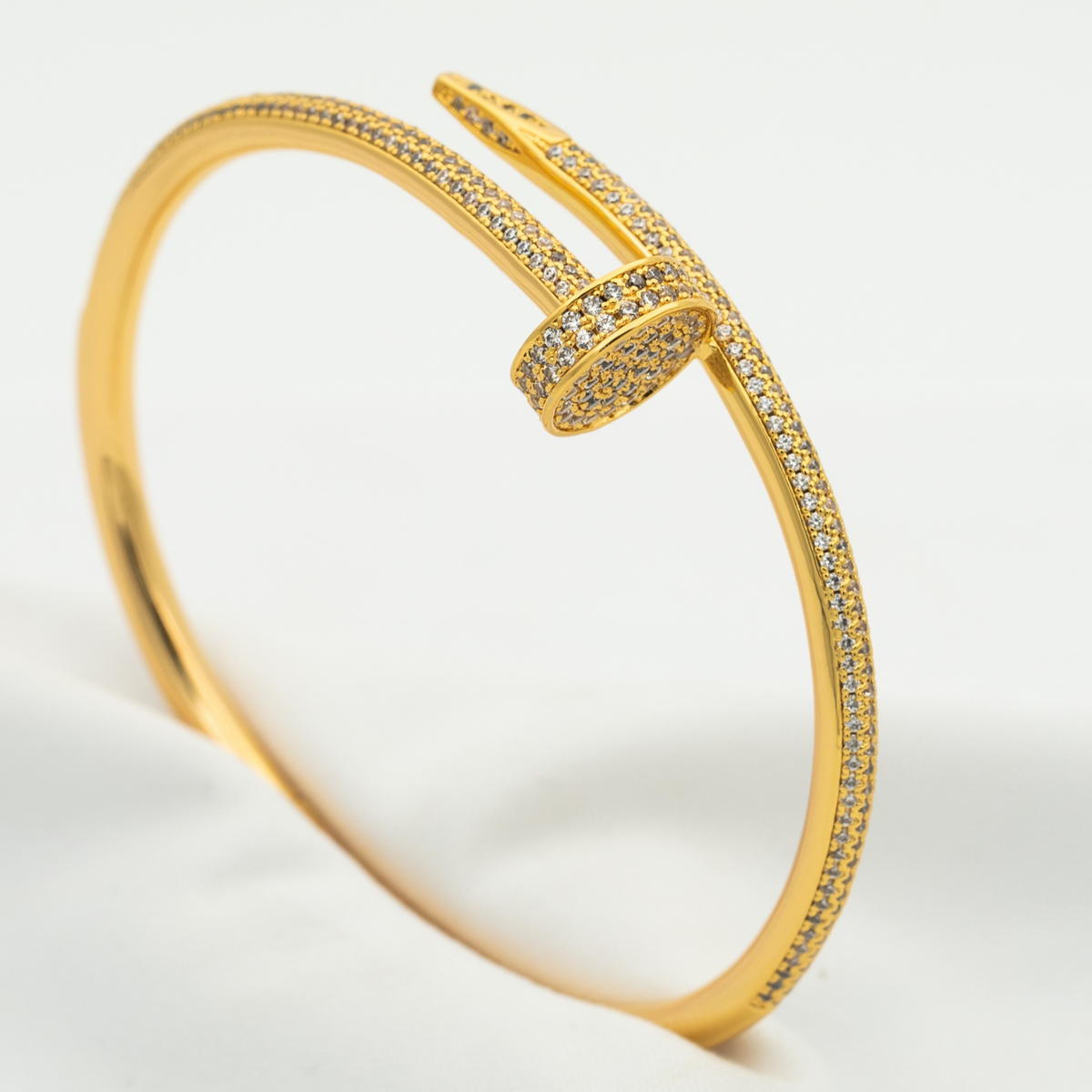 [VA]JUSTE UN CLOU ARMBAND 3,5 MM VOLLDIAMANTEN