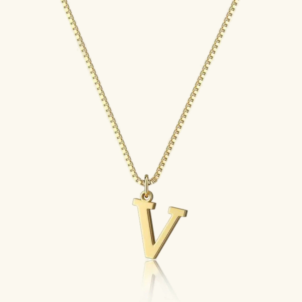 [VA]Therese Initialen-Halskette in Gold