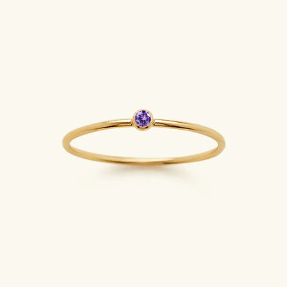 [VA]Amelia Birthstone Stacker Ring