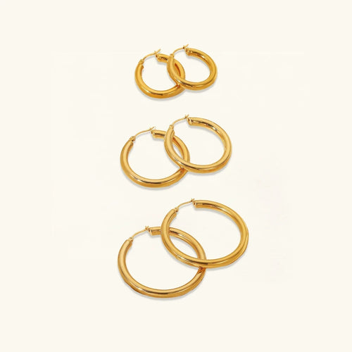 [VA]Wide Hoop Earrings