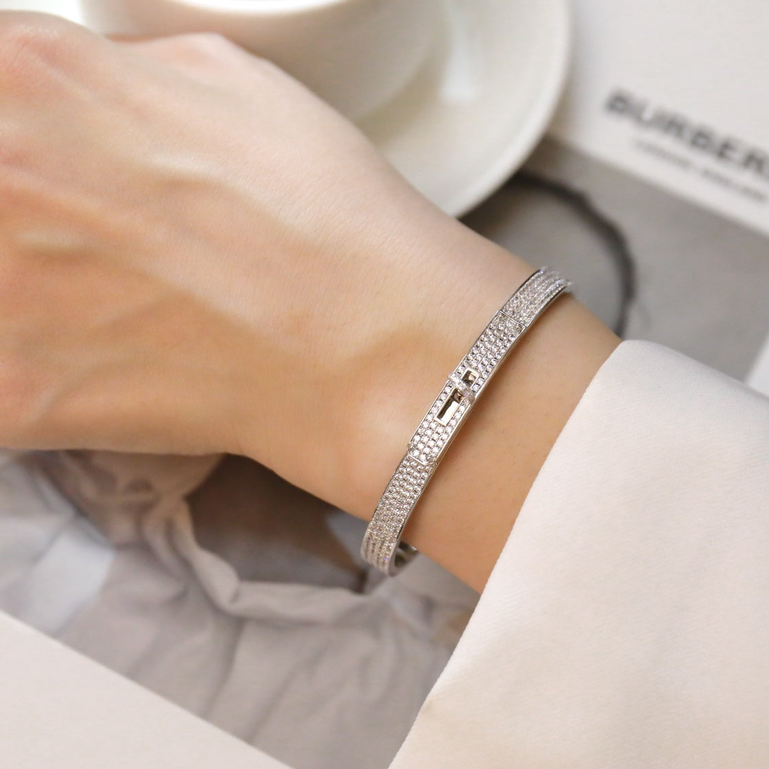[VA]KELLY ARMBAND MIT DIAMANT-PAVÉ