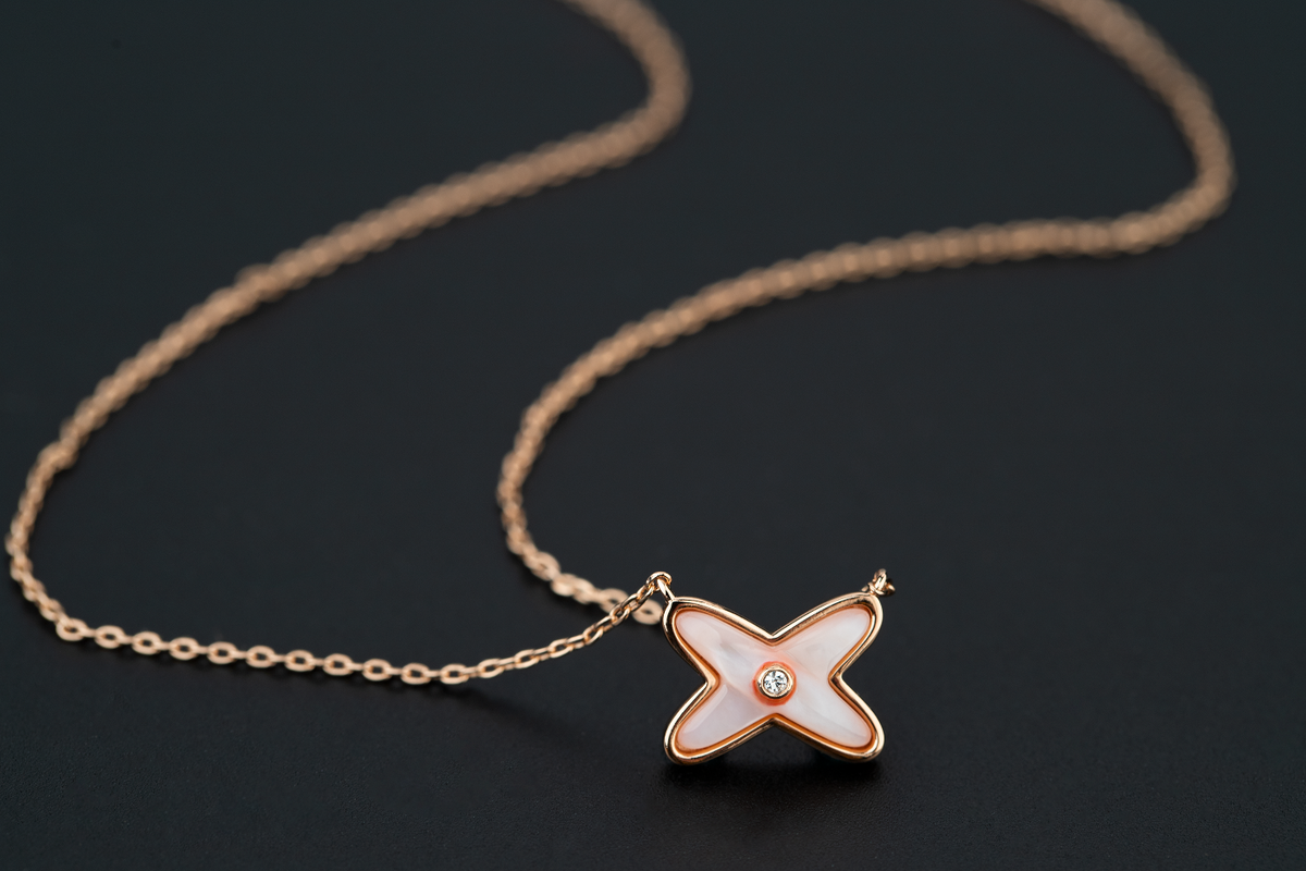 [VA]JEUX DE NECKLACE 1 DIAMANT
