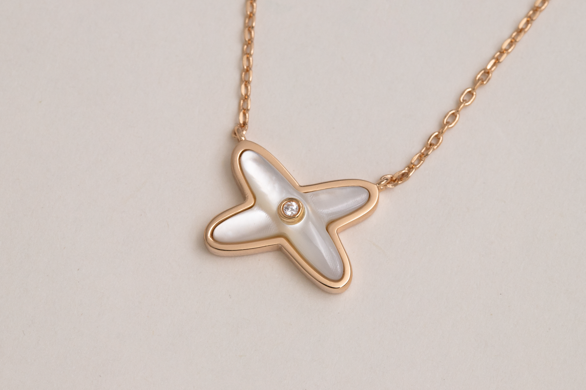 [VA]JEUX DE NECKLACE 1 DIAMANT