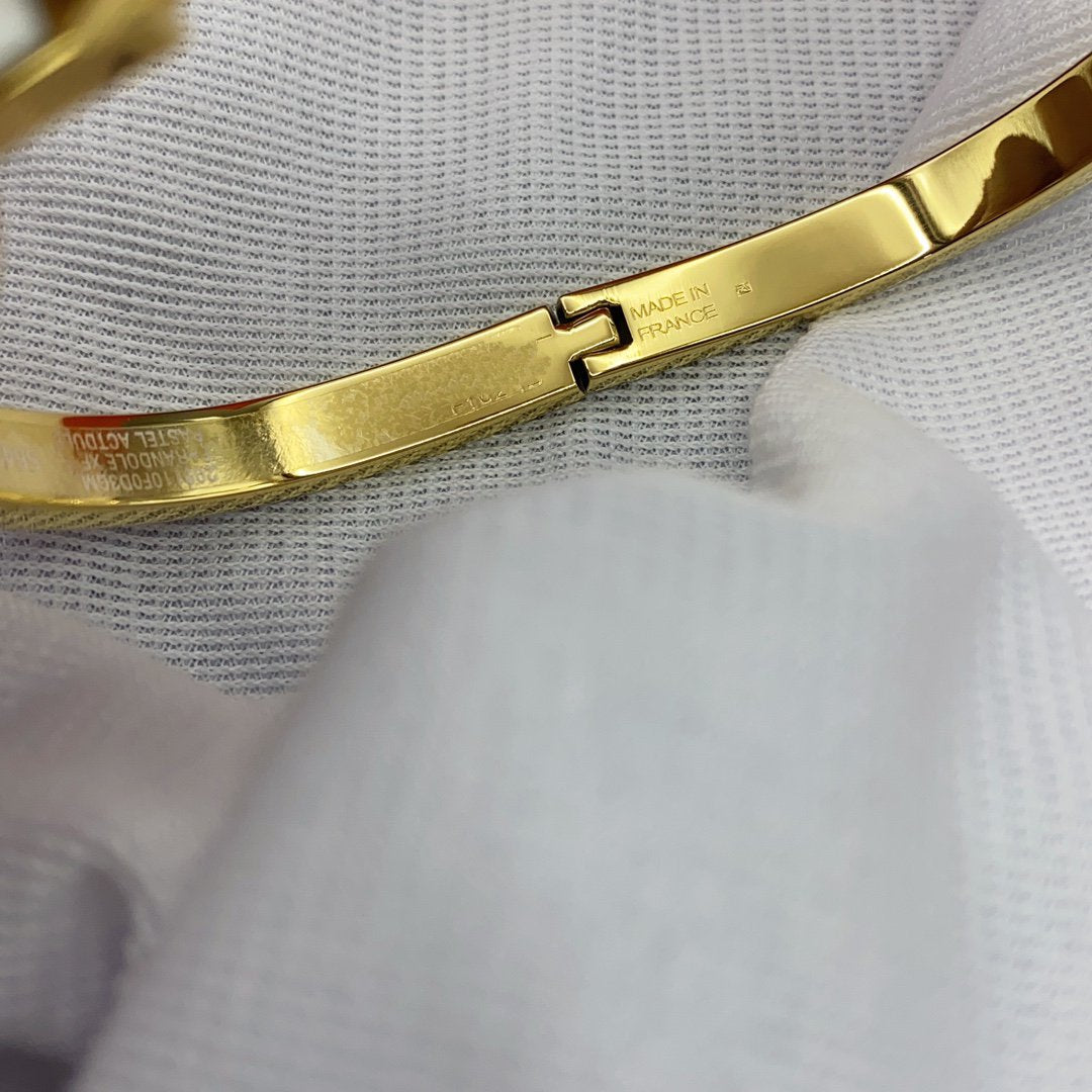 [VA]CLASSIC HM CLIC WEISSES 8MM EMAILLE-ARMBAND