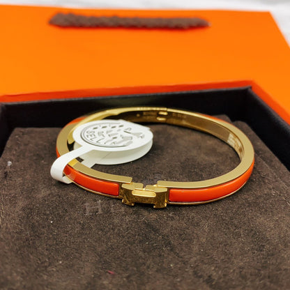 [VA]CLASSIC HM CLIC RED 8MM ENAMEL BRACELET