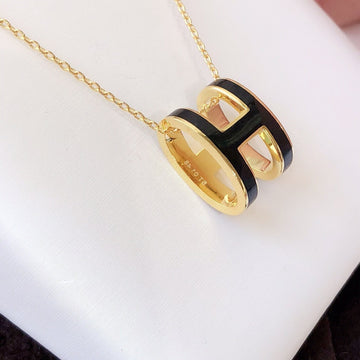 [VA]HM CLIC SCHWARZE EMAILLE GOLDKETTE