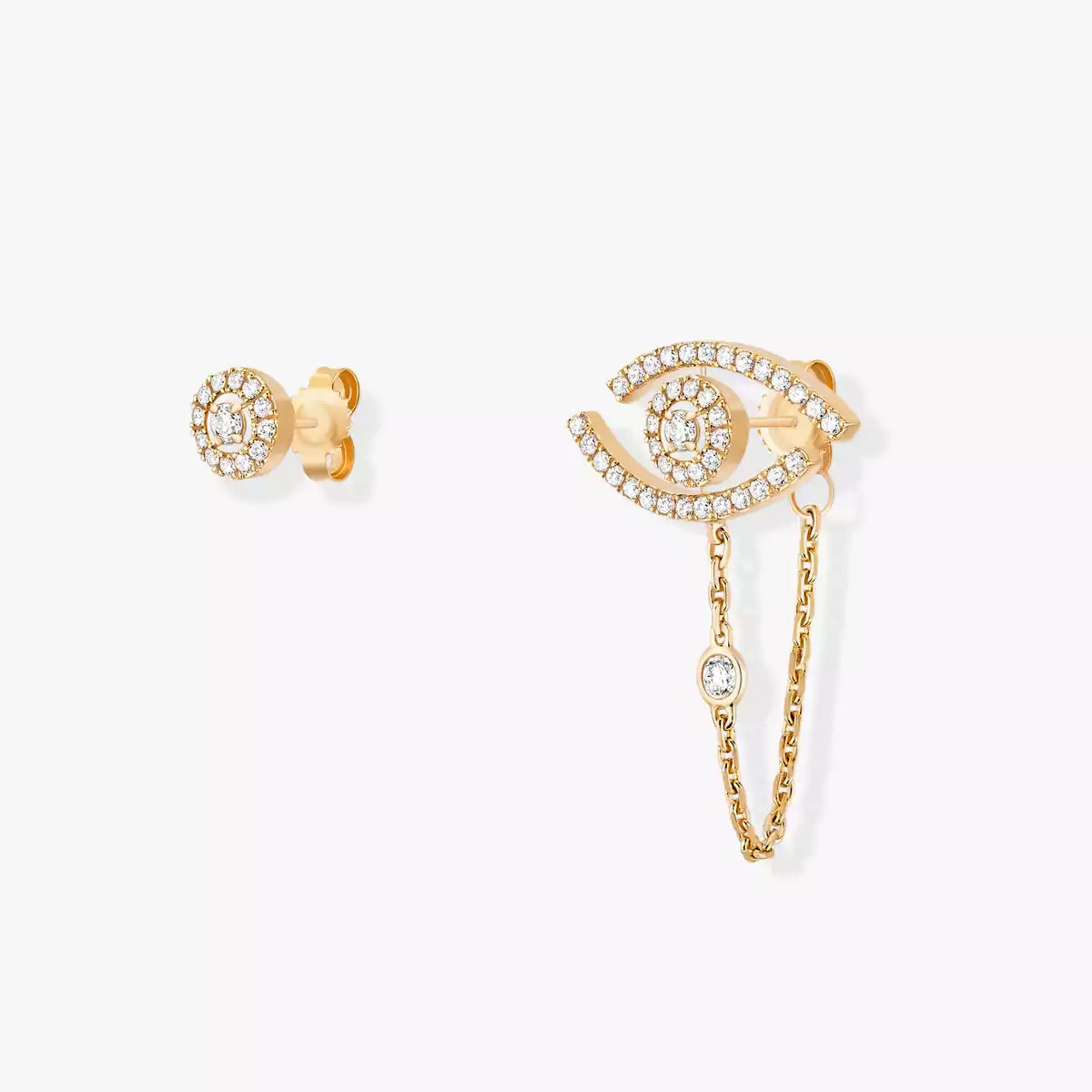 [VA]ラッキーアイ ダイヤモンドピアス