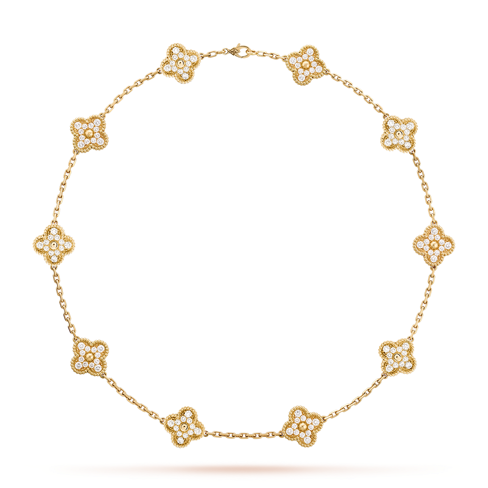 [VA]CLOVER 10 MOTIVE DIAMANT-HALSKETTE