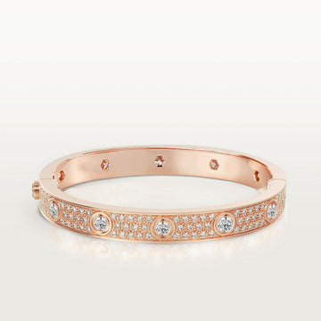 [VA]LOVE ARMBAND 6,1 MM MIT DIAMANT-PAVÉ 10 GROSSE DIAMANTEN
