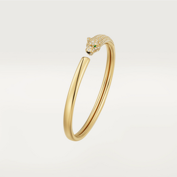 [VA]PANTHÈRE DE CARTIER ARMBAND, OFFEN, GOLD, DIAMANTEN