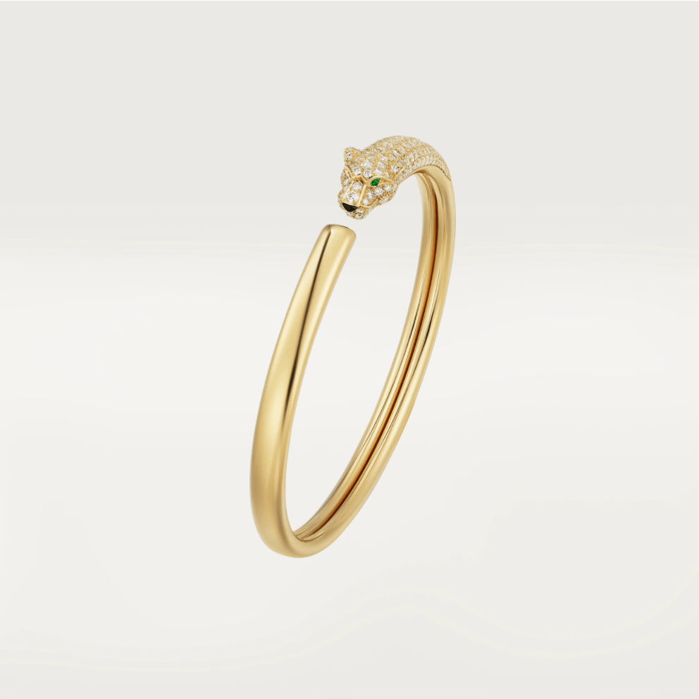 [VA]PANTHÈRE DE CARTIER ARMBAND, OFFEN, GOLD, DIAMANTEN