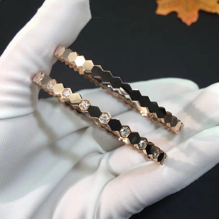 [VA]BEE LOVE ARMBAND AUS ROTGOLD MIT DIAMANT