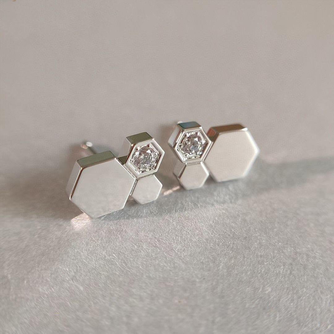 [VA]BEE LOVE SILBER DIAMANT OHRRINGE