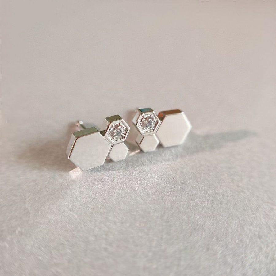 [VA]BEE LOVE SILBER DIAMANT OHRRINGE