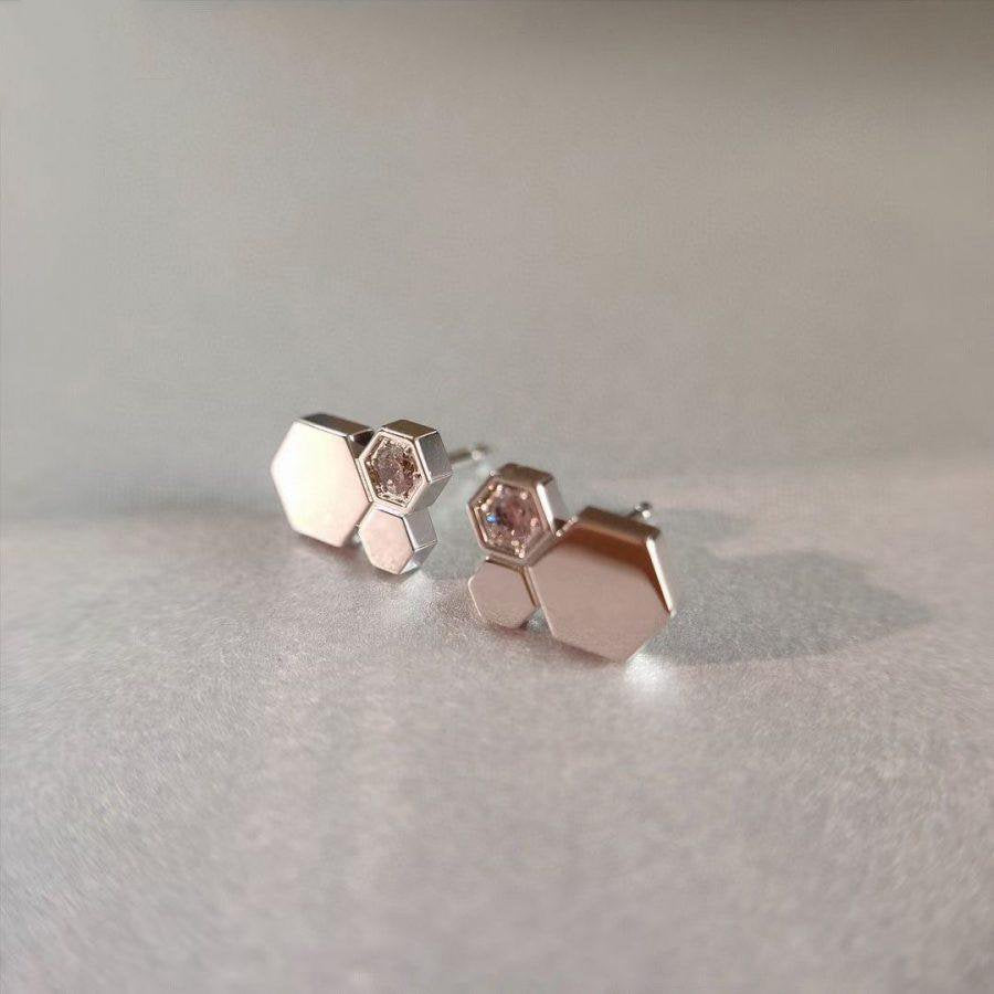 [VA]BEE LOVE SILBER DIAMANT OHRRINGE