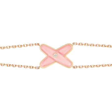 [VA]JEUX BRACELET PINK MOP PINK GOLD 1 DIAMOND