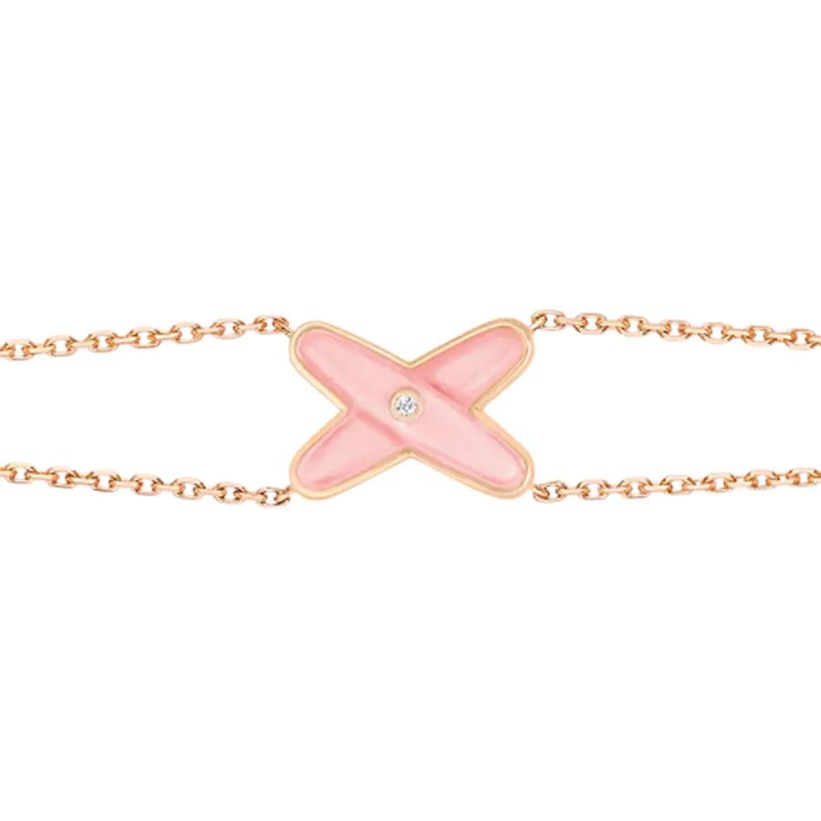 [VA]JEUX BRACELET PINK MOP PINK GOLD 1 DIAMOND