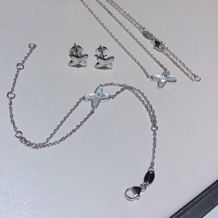 [VA]ARMBAND JEUX WEISSES PERLMUTT SILBER 1 DIAMANT