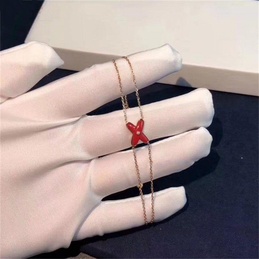 [VA]JEUX ARMBAND KARNELIAN ROSÉGOLD 1 DIAMANT