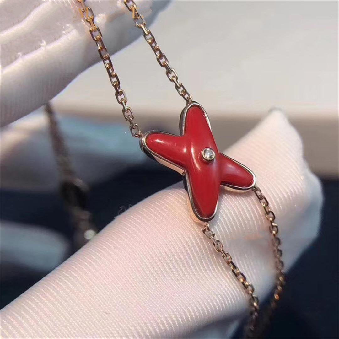 [VA]JEUX ARMBAND KARNELIAN ROSÉGOLD 1 DIAMANT