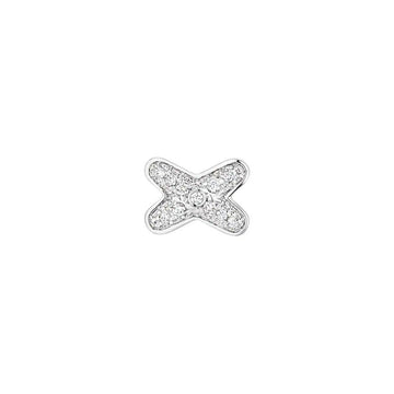 [VA]SILBERNE DIAMANT-OHRRINGE