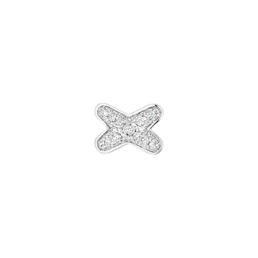 [VA]SILBERNE DIAMANT-OHRRINGE