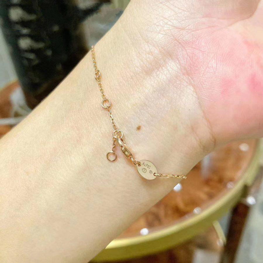 [VA]ARMBAND JEUX MOP ROSÉGOLD DIAMANTEN