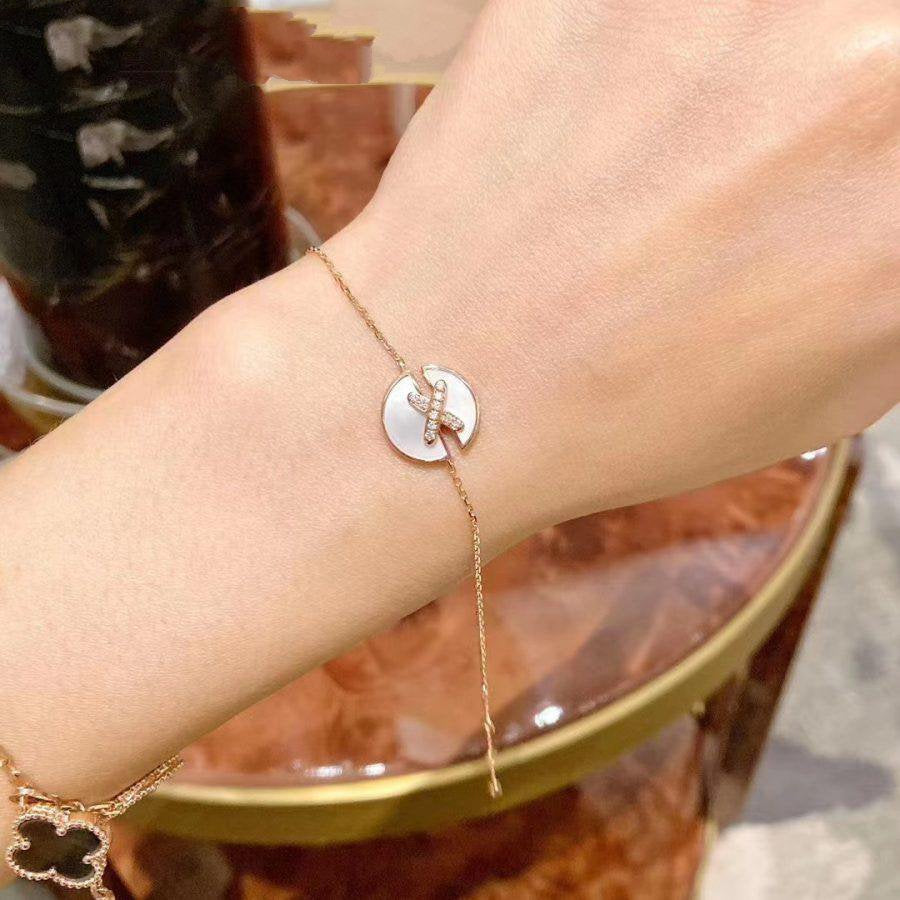 [VA]JEUX DE BRACELET MOP ピンクゴールド ダイヤモンド
