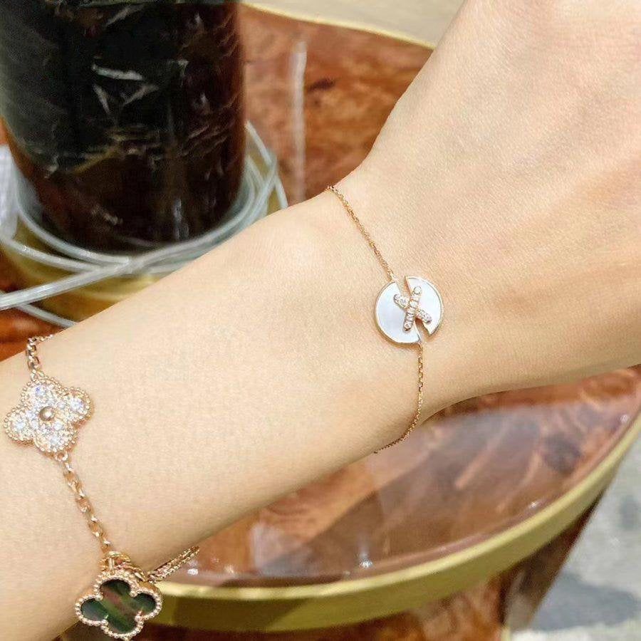 [VA]ARMBAND JEUX MOP ROSÉGOLD DIAMANTEN